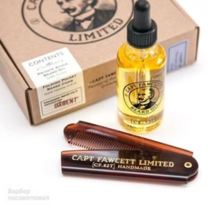 Купить в интернет-магазине Подарочный набор Captain Fawcett Beard Oil (CF.332) & Folding Pocket Beard Comb (CF.82T) — цена, отзывы, обзор